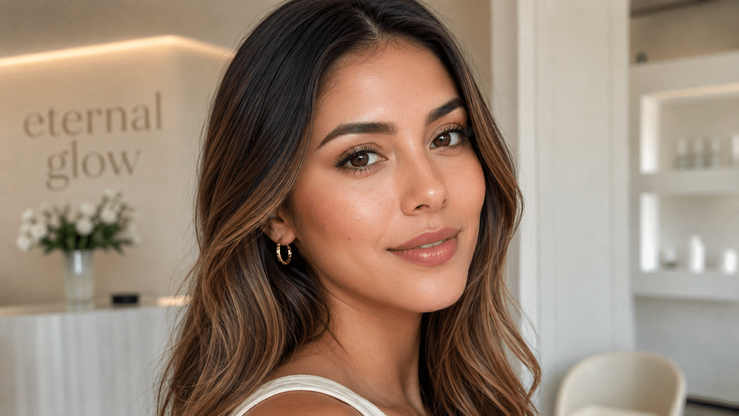 Paciente con resultado natural de armonización facial y rinomodelación en CDMX.