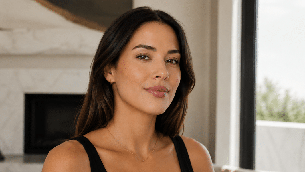 Paciente con resultado natural después de tratamiento de botox para mentón en CDMX