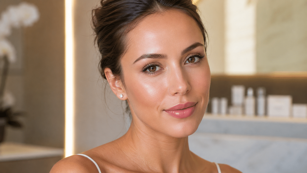 Rostro con pómulos definidos y apariencia luminosa tras tratamiento con ácido hialurónico.