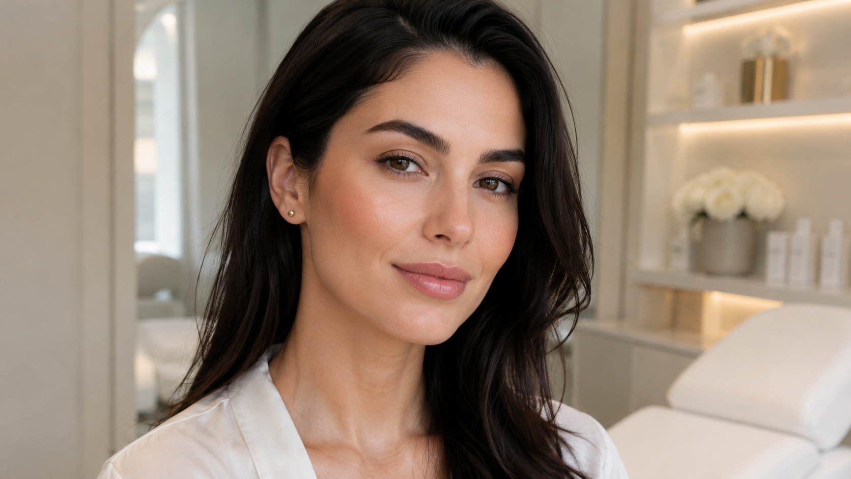 Rostro con acabado natural tras armonización facial en clínica estética de CDMX.